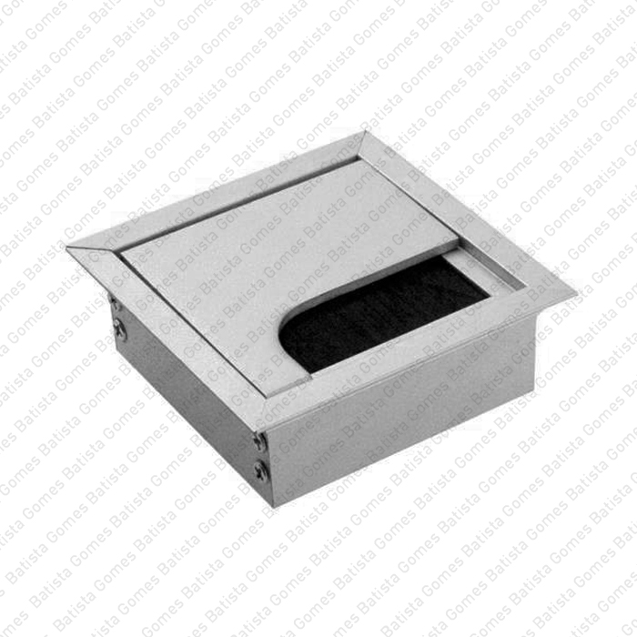 Passa cabos em alum�nio para mesas